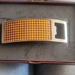 Black and Mild Houndstooth Bottle Opener